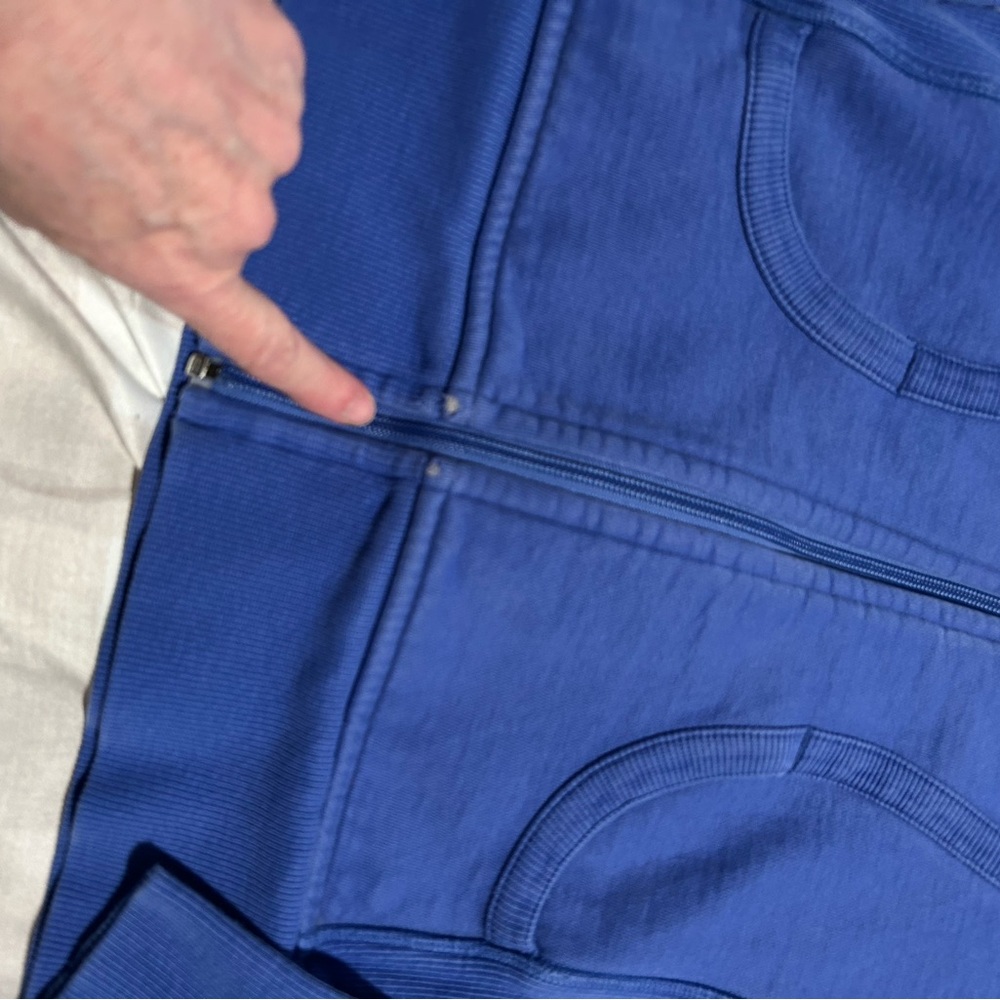 lululemon athletica Blue Full-Zip Hoodie (call out) - Picture 2 of 4